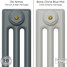 CI-SH-GREY-006 - Shelbourne 3 Column Victorian Cast Iron Radiator H645mm x W2148mm CI-SH-GREY-006 - Shelbourne 3 Column Victorian Cast Iron Radiator H645mm x W2148mm